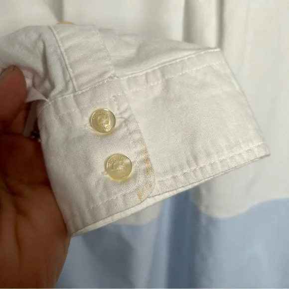 Vineyard Vines Women’s Color block Chillmark Relaxed Oxford Button Down Shirt 14 - Picture 6 of 7